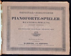 Cca 1860 Zongoradarabok Gyűjteménye. Kottafüzet Sorozat Egybe Kötve. - Autres & Non Classés