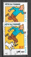 Variété : Tintin : N°3303 Chez YT. (Voir Commentaires) - Oblitérés