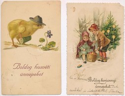 **, * 25 Db Főleg RÉGI Motívum Képeslap: üdvözlő Pár Lithoval / 25 Mostly Pre-1945 Motive Postcards: Greeting With Some  - Ohne Zuordnung