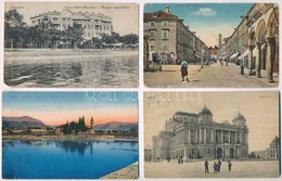 ** 7 Db RÉGI Horvát Városképes Lap / 7 Pre-1915 Croatian Town-view Postcards - Ohne Zuordnung