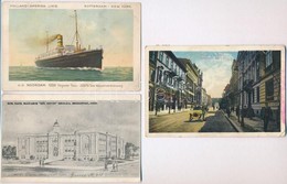 **, * 3 Db RÉGI Képeslap + 1 Metszet és 1 Hévízi Füzet / 3 Pre-1945 Postcards + 1 Etching + 1 Booklet - Ohne Zuordnung
