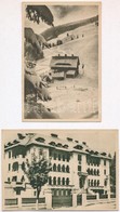 ** 18 Db MODERN Román Városképes Lap Az 1950-es évekből / 18 Modern Romanian Town-view Postcards From The 50's - Ohne Zuordnung