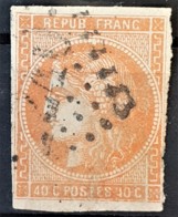 FRANCE 1870 - Canceled - YT 48 - 40c - 1870 Ausgabe Bordeaux