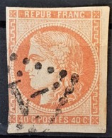 FRANCE 1870 - Canceled - YT 48 - 40c - 1870 Bordeaux Printing