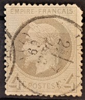 FRANCE 1863 - Canceled - YT 27A - 4c - 1863-1870 Napoléon III Lauré