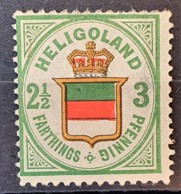 HELIGOLAND 1876/88 - MLH - Sc# 20 - 2.5f/3pf - Heligoland (1867-1890)