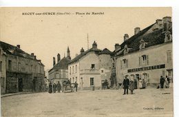 21 - Côte D'Or - Recey Sur Ource - Place Du Marche  (0630) - Autres & Non Classés