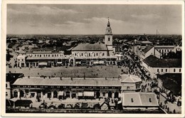 T2 1939 Beregszász, Beregovo, Berehove; Piac Tér, üzletek / Main Square, Shops - Ohne Zuordnung