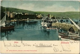 T2 Abbazia, Opatija; Kikötő Hajókkal / Hafen / Port With Ships - Ohne Zuordnung