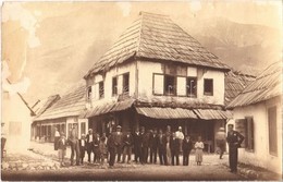 ** T2/T3 Lika (?), Street View, Shop, Locals. Photo (glue Marks) - Ohne Zuordnung