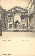 T2/T3 1906 Split, Spalato; Piazza Del Duomo / Cathedral Square. G. A. Milisich (EK) - Ohne Zuordnung