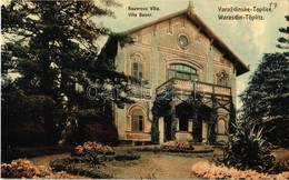 ** T1 Varasdfürdő, Warasdin-Töplitz, Varazdinske Toplice; Bauerova Villa / Villa Bauer - Non Classés