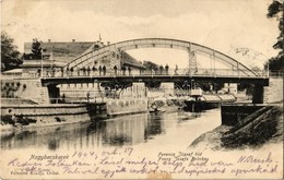 T2 1904 Nagybecskerek, Zrenjanin, Veliki Beckerek; Ferenc József Híd. Oldal Felvétele és Kiadása / Franz Josefs Brücke / - Ohne Zuordnung