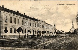 T2 1915 Újverbász, Verbász, Novi Vrbas; Főgimnázium / Grammar School, Church - Ohne Zuordnung