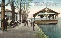 ** T2/T3 Zimony, Zemun, Semlin; Kafana Venezija Na Dunavu / 'Velence' Vendéglő A Dunán / Tavern Venezia On The Danube (E - Ohne Zuordnung