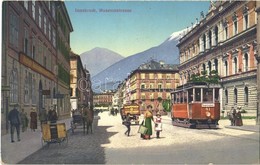 ** T2 Innsbruck, Museumstrasse / Street View, Tram Stop, Shops. Wilhelm Stempfle - Ohne Zuordnung