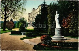 * T2 Salzburg, Kaiserin Elisabeth (Sisi) Denkmal Mit Hotel Europe / Statue, Hotel - Unclassified