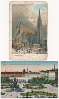 **, * Wien, Vienna, Bécs; - 4 Pre-1945 Postcards - Ohne Zuordnung