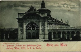 ** T2 Wien, Vienna, Bécs II. Rotunde, Palast Der Jubiläums Ausstellung Wien 1898 Im K. K. Prater. Verlag C. Ledermann Ju - Unclassified