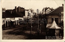 * T2/T3 1941 Lom, Die Hauptstrasse / Main Street, Shops. Gr. Paskoff Photo (EK) - Ohne Zuordnung