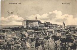 T2/T3 1915 Mikulov, Nikolsburg; Totalansicht / General View, Mikulov Castle. Franz J. Beierl (EK) - Non Classés
