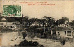 T3 1908 Bingerville, Colonies Francaises, Maisons D'habitation / Houses, TCV Card (EB) - Ohne Zuordnung