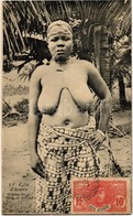 T1 1906 Cote D'Ivoire, Femme De La Cote De Kroo / African Folklore, Half-nude Woman, TCV Card - Ohne Zuordnung