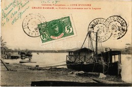 T2 1908 Grand-Bassam, Flotille Du Commerce Sur La Lagune / Commercial Fleet On The Lagoon, Ships, TCV Card - Ohne Zuordnung