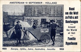 ** T2/T3 1925-1933 Gyalog és Kézikocsival A Világ Körül A Holland Appelboom Családdal / Rund Um Die Welt Zu Fuss Und Mit - Ohne Zuordnung