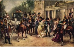 T2/T3 Napoleon And Empress Marie Louise Arrive In Paris, M.J.S. 112. (EK) - Non Classés