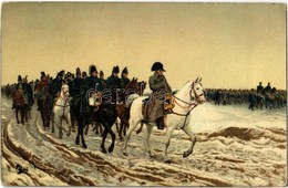 ** T1/T2 Napoleon And His Officers, "1814" The French Campaign, Stengel & Co. 29223, Litho, S: Jean-Louis-Ernest Meisson - Non Classés