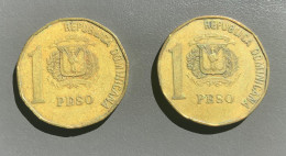 REPUBBLICA DOMINICANA - 1992 - 2 Monete Da 1 PESO - Sonstige – Amerika