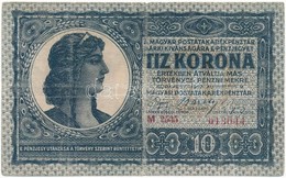 1919. Augusztus 9. 10K "M" T:III- Lyuk Adamo K13 - Ohne Zuordnung