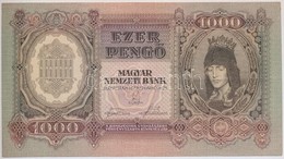 1943. 1000P T:III Szép Papír Adamo P21 - Ohne Zuordnung