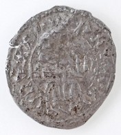 1498-1503K-h Denár Ag "II. Ulászló" (0,39g) T:2- Apró Repedés, Hajlott Lemez Hungary 1498-1503K-h Denar Ag "Wladislaus I - Ohne Zuordnung