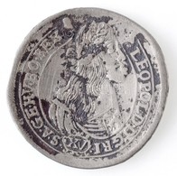 1665K-B 15kr Ag "I. Lipót" (5,92g) T:2,2- Hajlott Lemez, Patina, Enyhe Karc Hungary 1665K-B 15 Kreuzer Ag "Leopold I" (5 - Non Classés