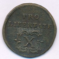 1705. X Poltura Cu "II. Rákóczi Ferenc" (8,09g) T:2  Hungary 1705. X Poltura Cu "Francis II Rákóczi" (8,09g) C:XF  Huszá - Non Classés