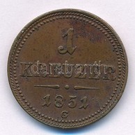 1851G 1kr Cu T:1-,2 - Non Classés