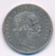 1869KB 1Ft Ag "Ferenc József / Angyalos Címer" Körmöcbánya T:2,2-  Hungary 1869KB 1 Forint Ag "Franz Joseph" Kremnitz C: - Non Classés