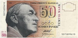 Finnország 1986. (1991) 50M T:I- Finland 1986. (1991) 50 Markkaa C:AU Krause KM#118 - Non Classés