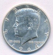 Amerikai Egyesült Államok 1964D 1/2$ Ag "Kennedy" T:2  USA 1964D 1/2 Dollar Ag "Kennedy" C:XF  Krause KM#202 - Non Classés