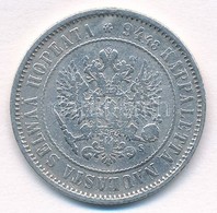 Finnország 1874S 1M Ag "II. Miklós" T:2-  Finland 1874S 1 Markka Ag "Nicholas II" C:VF  Krause KM#3.2 - Ohne Zuordnung