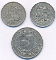 Jamaika 1889-1926. 1f-1/2p (3xklf) T:2-,3 Ph. Jamaica 1889-1926. 1 Farthing - 1/2 Penny (3xdiff) C:VF,F Edge Error - Ohne Zuordnung