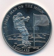 Libéria 2000. 5D Cu-Ni "Első Ember A Holdon" T:1 Liberia 2000. 5 Dollars Cu-Ni "First Man On The Moon" C:UNC Krause KM#5 - Ohne Zuordnung