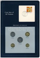 Makaó 1982. 10a-5P (5xklf), "Coin Sets Of All Nations" Forgalmi Szett Felbélyegzett Kartonlapon T:1 Macau 1982. 10 Avos  - Ohne Zuordnung
