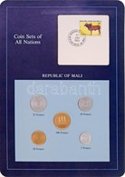 Mali 1961-1977. 5Fr - 100Fr (5xklf), "Coin Sets Of All Nations" Forgalmi Szett Felbélyegzett Kartonlapon T:1  Mali 1961- - Ohne Zuordnung