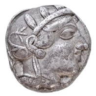 Attika / Athén Kr. E. 454-404. Tetradrachma Ag "A?E" (17,14g) T:2,2- Vágásnyom Attica / Athens 454-404 BC Tetradrachm Ag - Non Classés