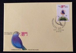 MAC1173-Macau FDC With 1 Stamp - Environmental Protection - Macau - 1993 - FDC