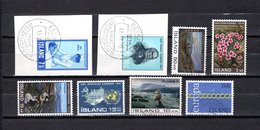 Islandia   1970-71  .-   Y&T  Nº   397/398-399-400/401-402-403-405 - Usados