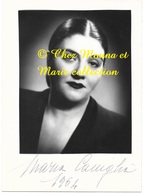 MARIA CANAGLIA SOPRANO ITALIENNE PHOTO SIGNEE 1954 13*18 CM - Famous People